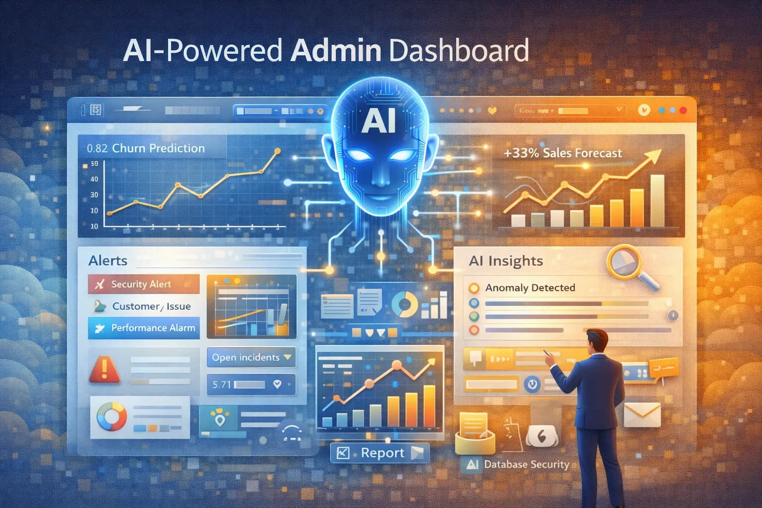 AI-Powered Admin Dashboards and Decision-Making