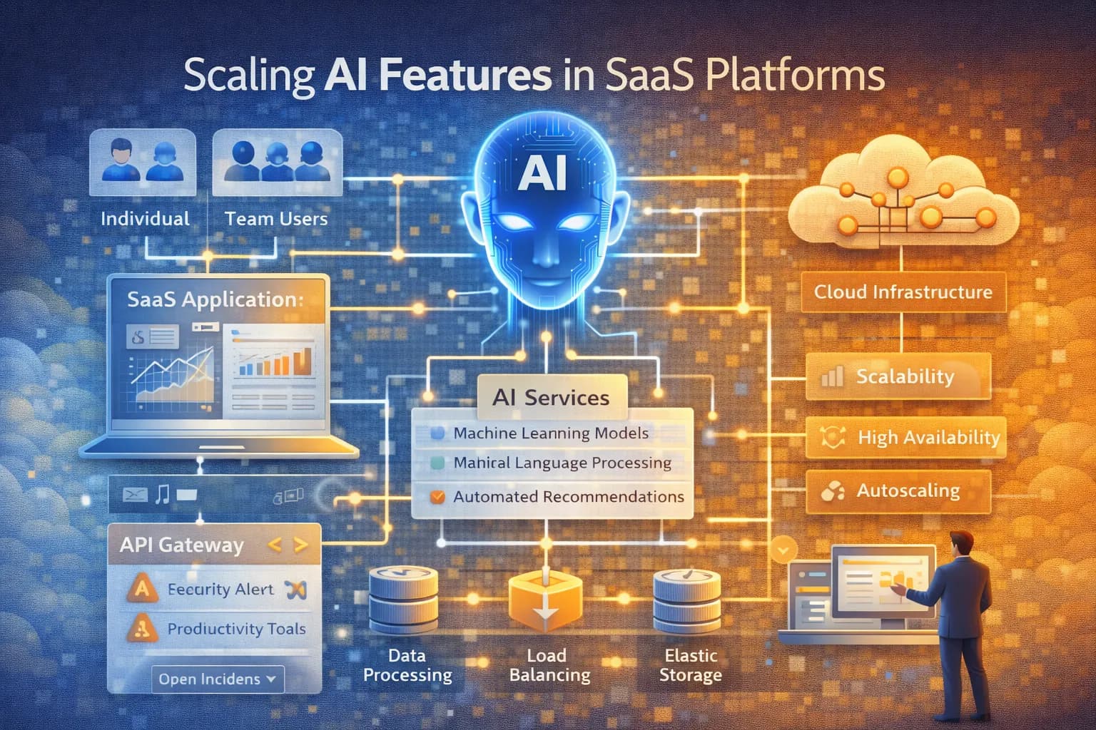 Scaling AI Features in SaaS Platforms